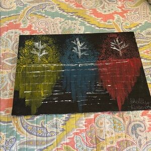Abstract Tree Art Canvas